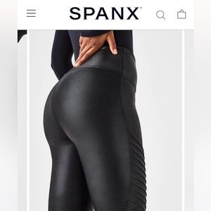 Faux Leather Moto Leggings